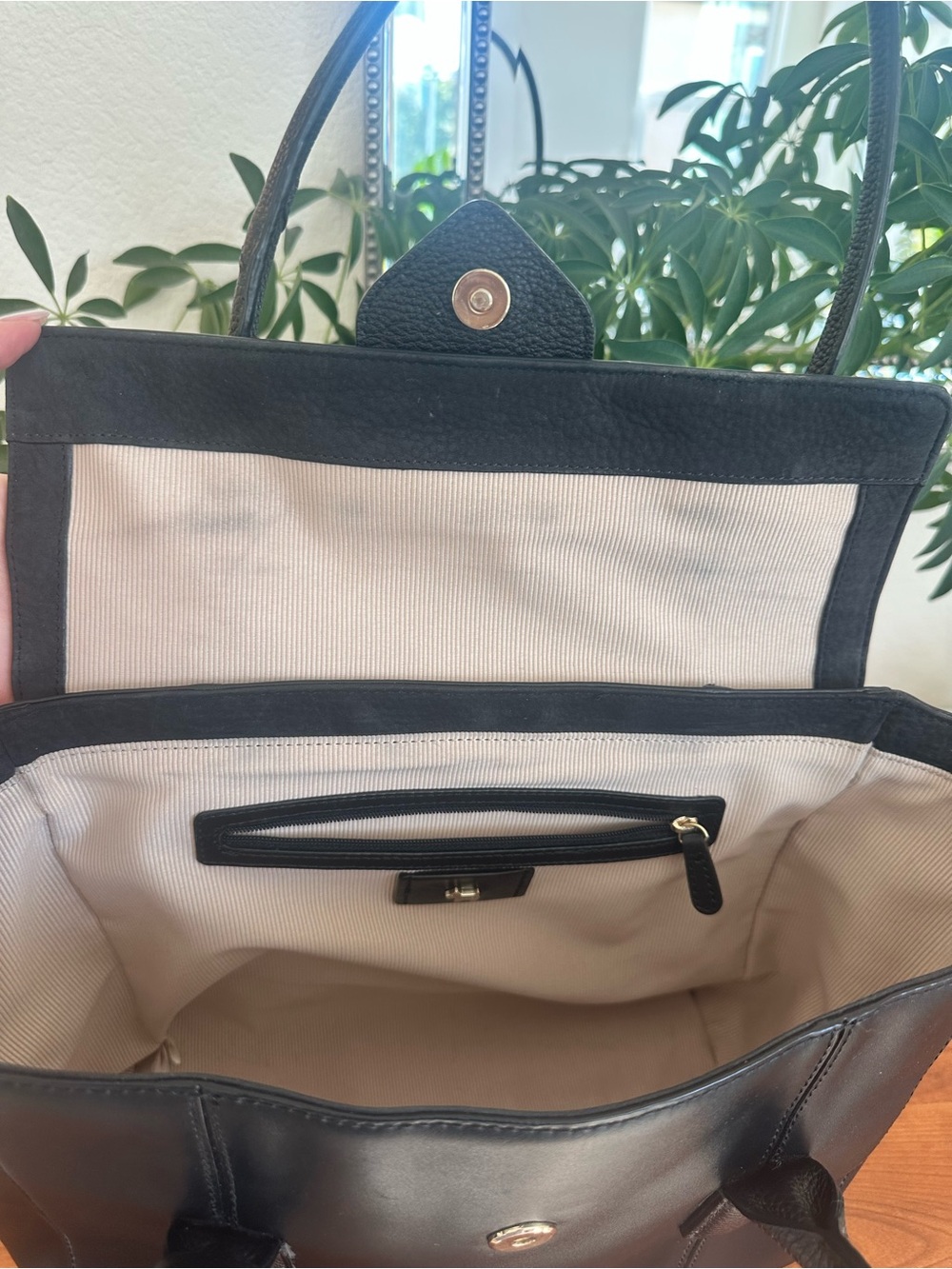 Radley London Palace Street Large Leather Tote Bag | Black Work Purse - Picture 10 of 10